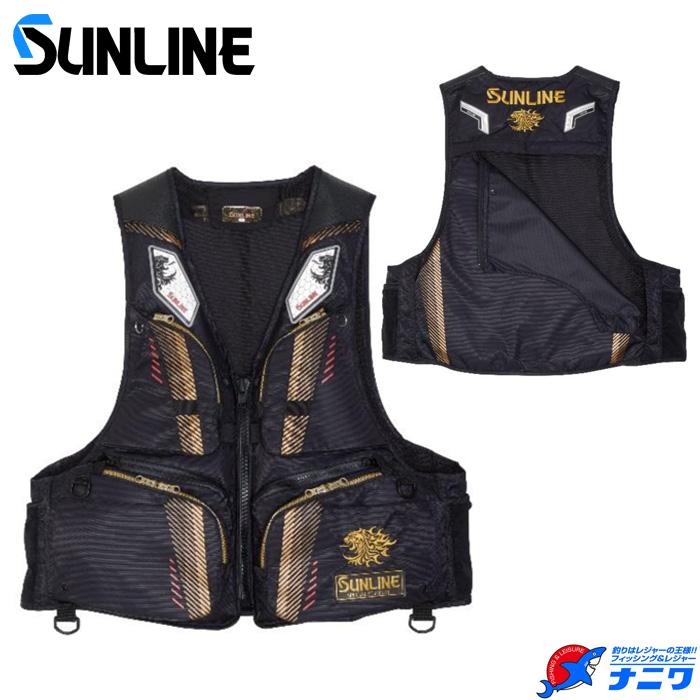 国内最安値 ブラック L Sul 230 フローティングベスト サンライン ウェア Feonnaaherbals Com