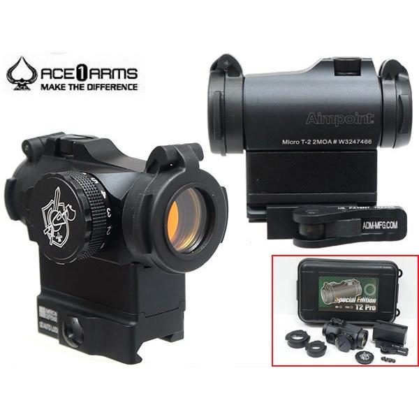 ACE1 ARMS Aimpointタイプ Micro T-2 ドットサイト BK マウント2種付