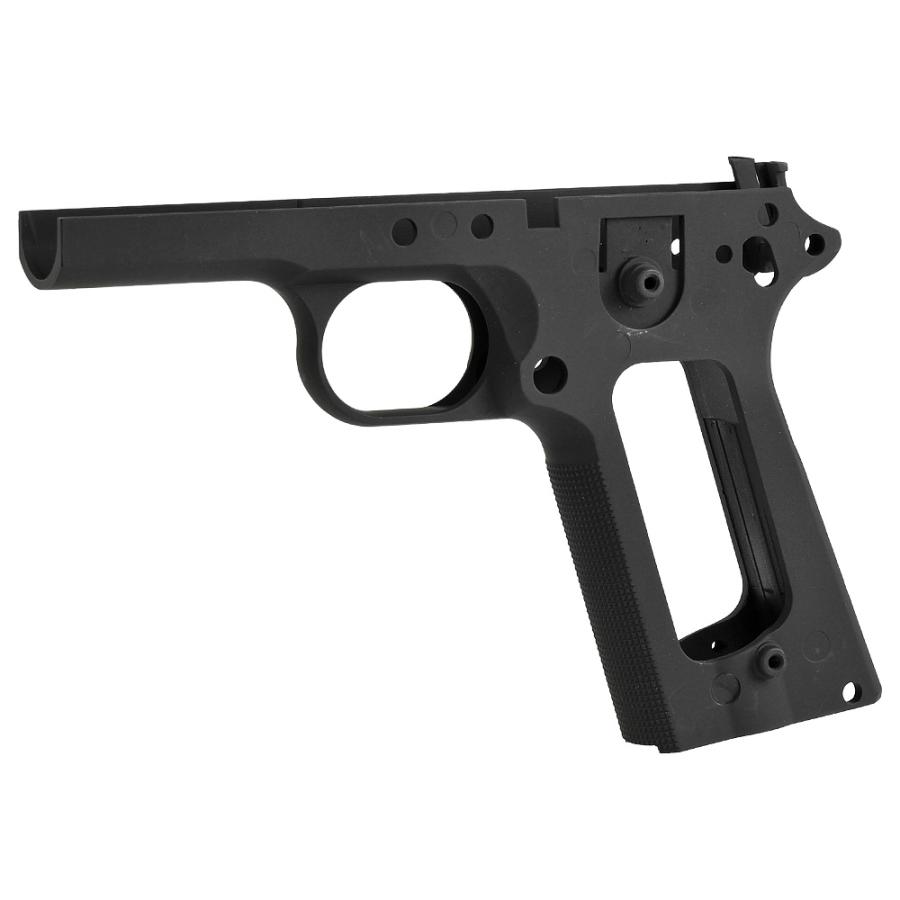 東京マルイ M1911 ガスガン ブラック　ロアフレームネイビー塗装 東京マルイ GBB 1911向け ARMY FORCE 製 刻印入 Co2 金属 製フレーム
