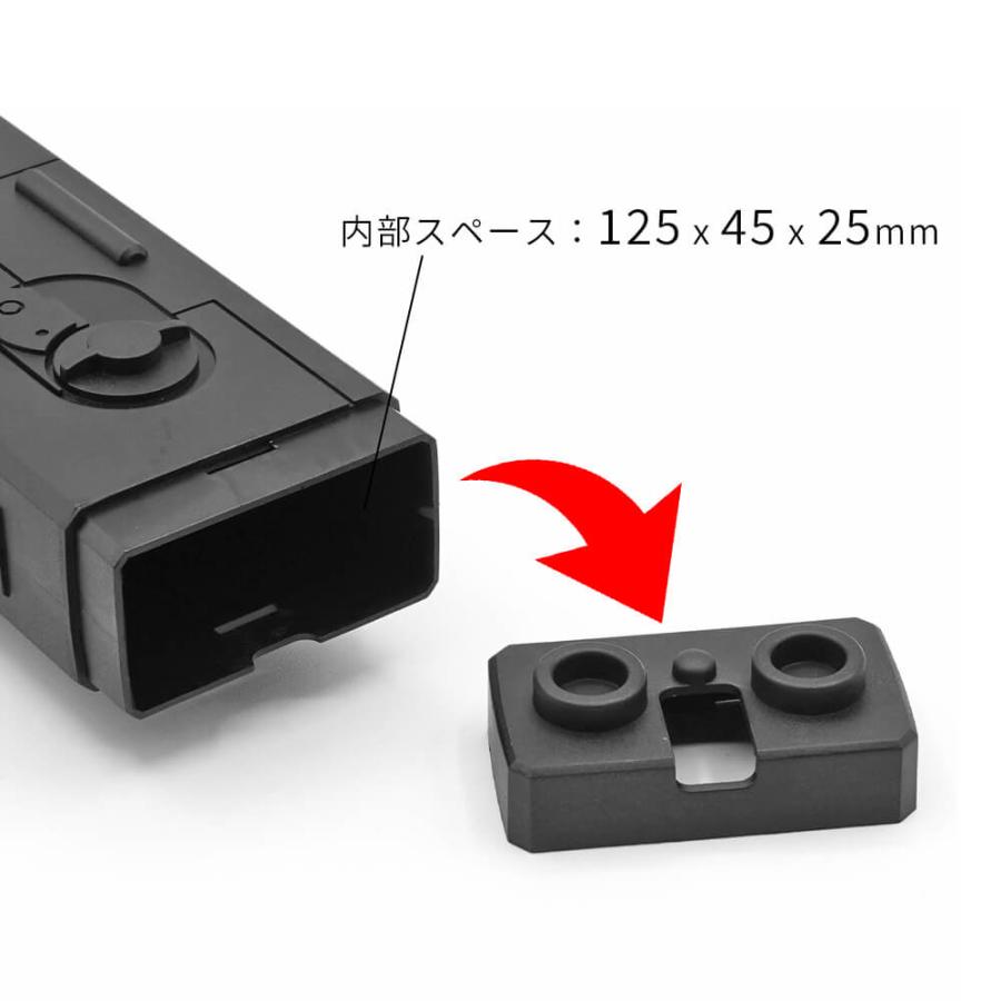CYMA 製 電動ガン用 PEQ-2 タイプ バッテリーケース 20mmレイル対応