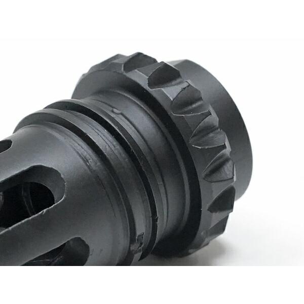 G*H様 実物AACフラッシュハイダー CYMA 製 AACタイプ PHANTOM フラッシュハイダー スチール 14mm逆