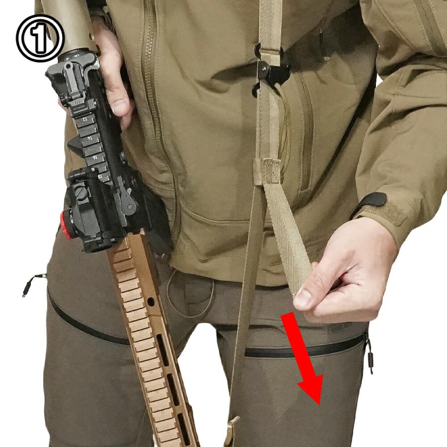 Evolution Gear 製 VTAC タイプ ツーポイント スリング 2点 Evolution Gear 製 VTAC タイプ ツーポイント スリング 2点