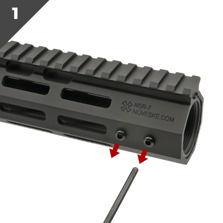 NOVESKE 正式ライセンス 実物ピッチ 対応 NSR GEN4 / 15インチ M-LOK