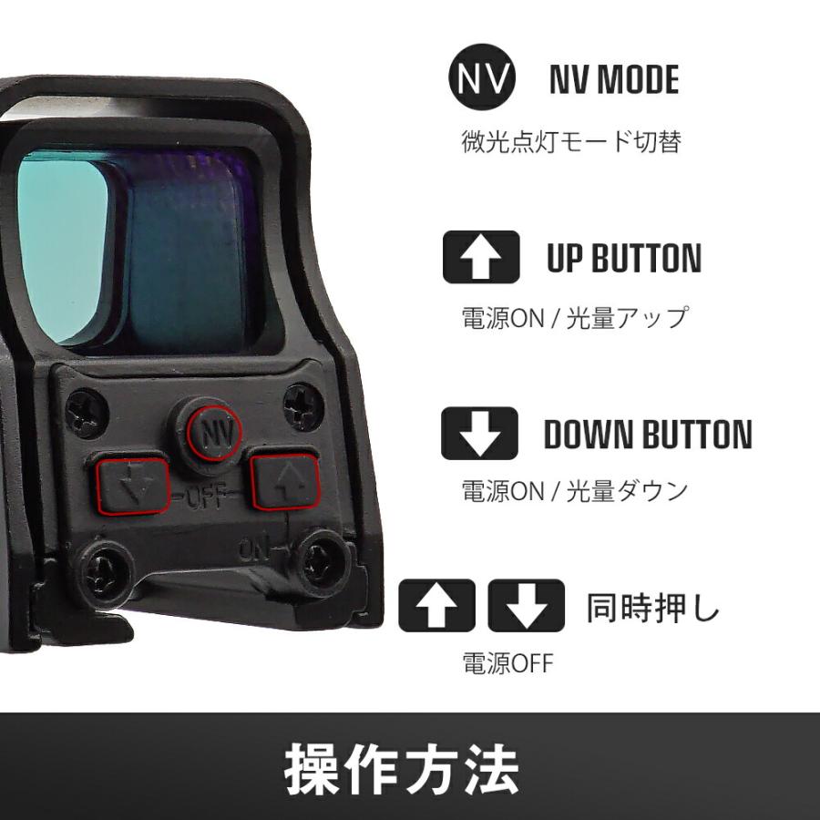 クリアルビーコーティング EOTech タイプ 552 A65 ホロサイト クリアルビーコーティング EOTech タイプ 552 A65 ホロサイト