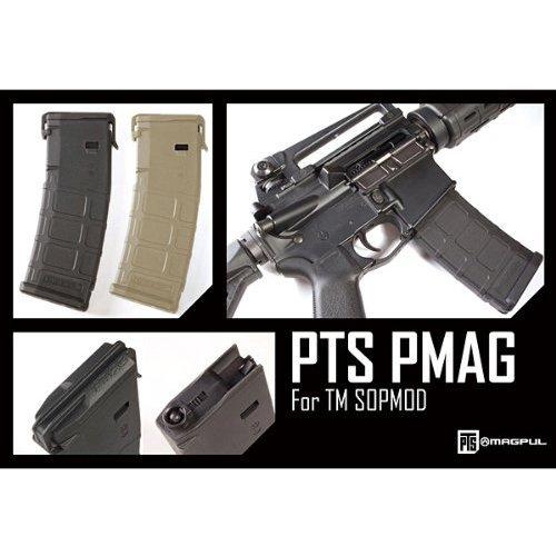 マルイ電動ガン 次世代M4シリーズ対応 MAGPUL PTS PMAG for SOPMOD 120連マガジン (ブラック) 次世代 M4電動ガン完全対応｜naniwabase