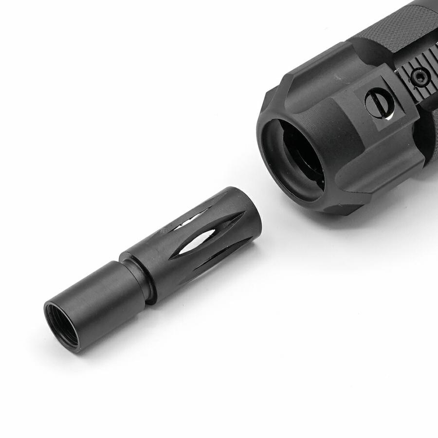 東京マルイ MP7A1 QDサイレンサー 専用ハイダー付き BK naniwabase_tb-mp7sd-s-dxto-01