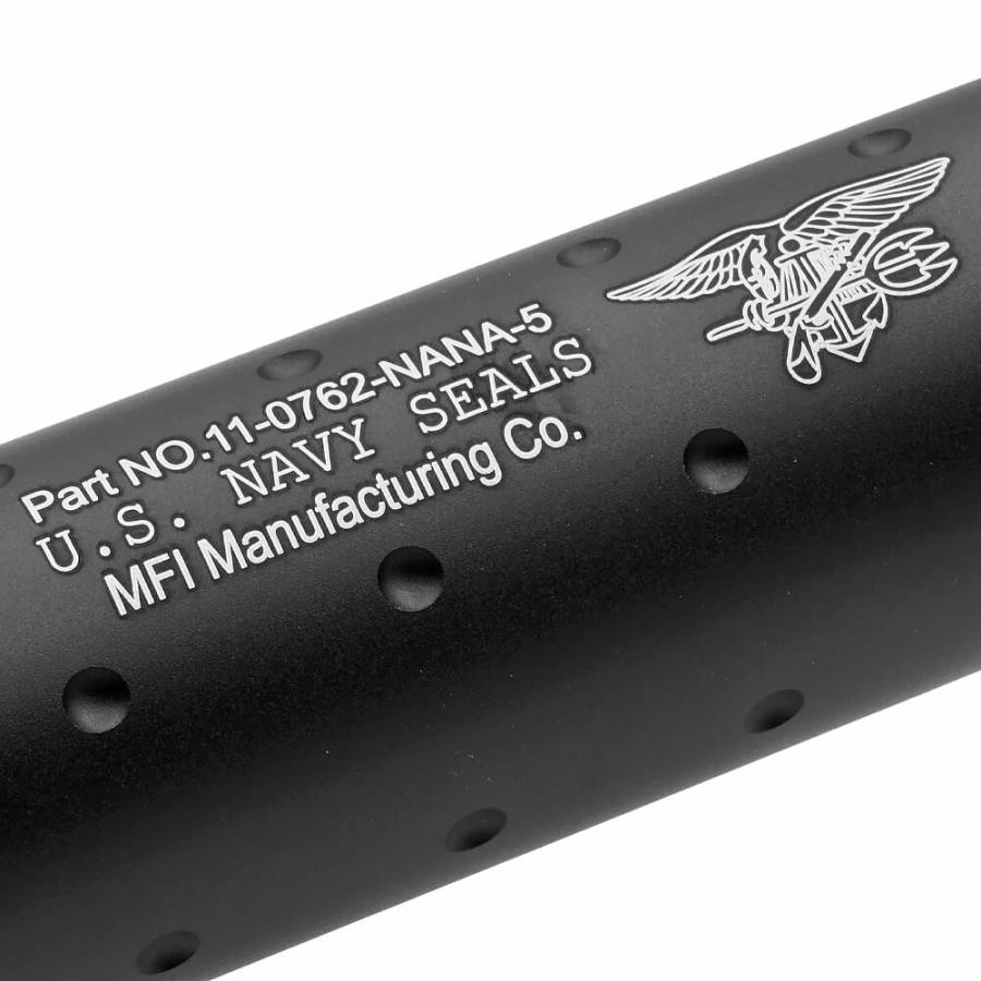 シナジーシャフト　ラジアル対応 使用歴　2週間 プレー　箱未付属 FMA 製 14mm 逆ネジ / 正ネジ 両対応 アルミサイレンサー ショート