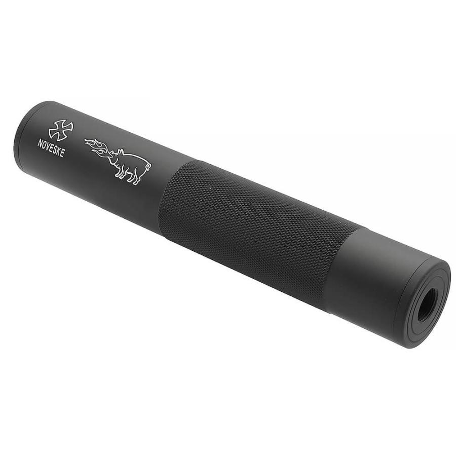 14mm 正ネジ / 逆ネジ 両対応 アルミサプレッサー ロング 全長198mm