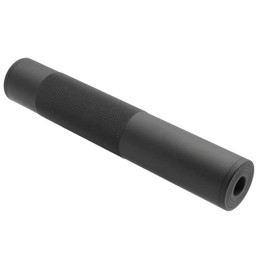 14mm 正ネジ / 逆ネジ 両対応 アルミサプレッサー ロング 全長198mm