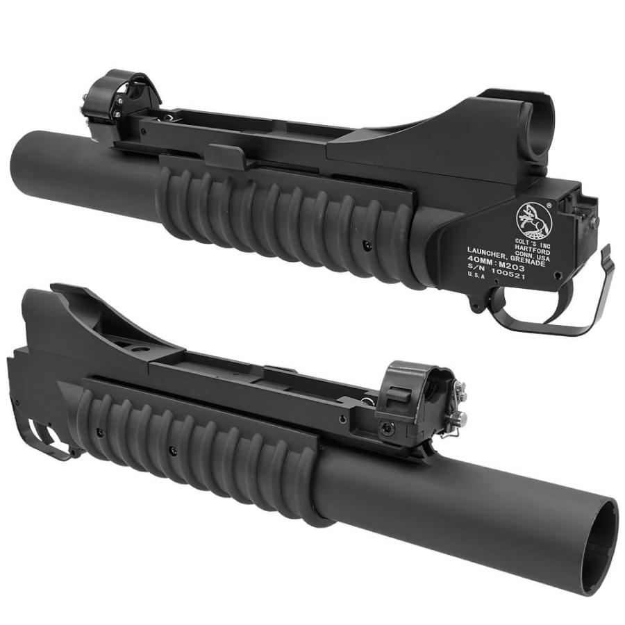 M203グレネードランチャーレプリカ (3タイプアダプター付) 金属モデル