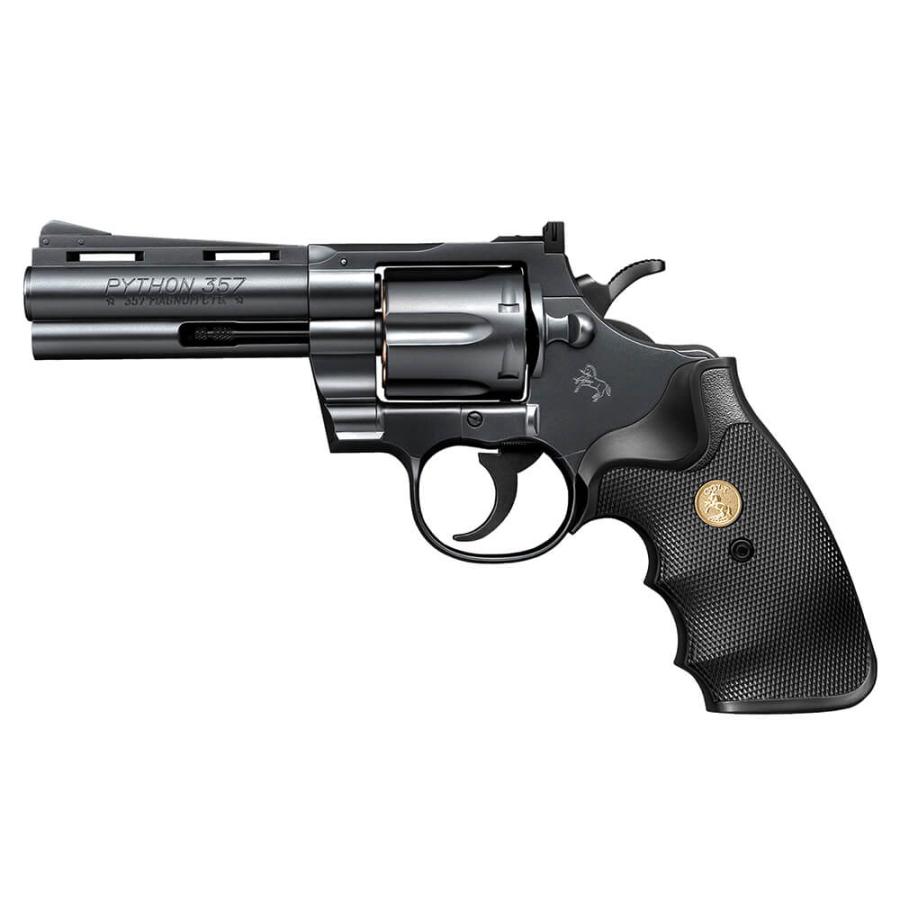 東京マルイ コルトパイソン 357 マグナム 黒 24連続発射　4インチ 東京マルイ] コルト パイソン .357マグナム 4インチ 24連射ガス
