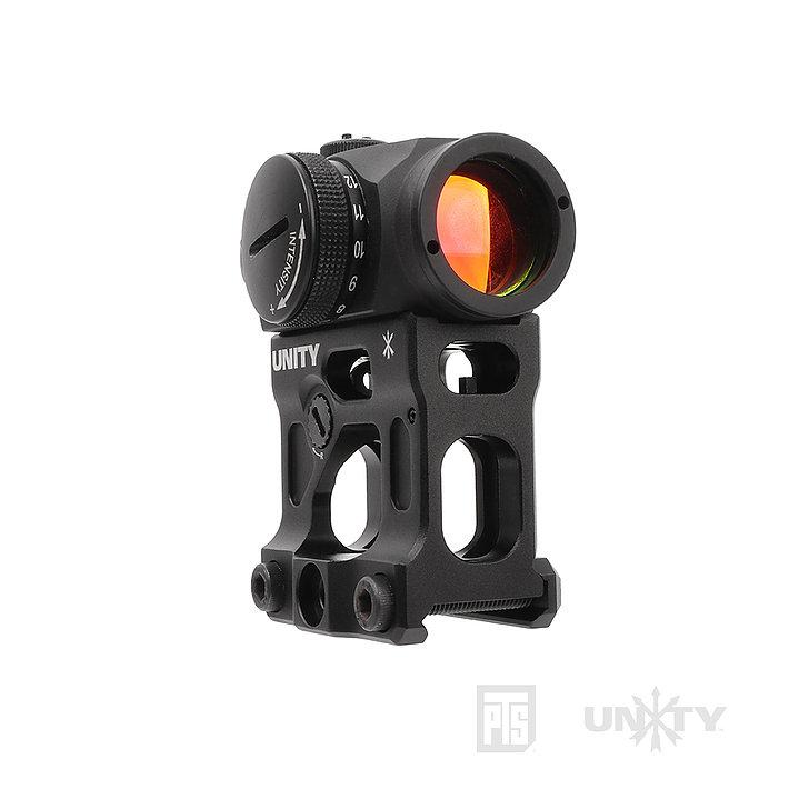 【 UNITY TACTICAL 正式ライセンス】 PTS Unity Tactical  FAST Micro Mount T-1 / T-2 1.93  スーパー ハイマウント バックアップ サイト内蔵｜naniwabase｜10