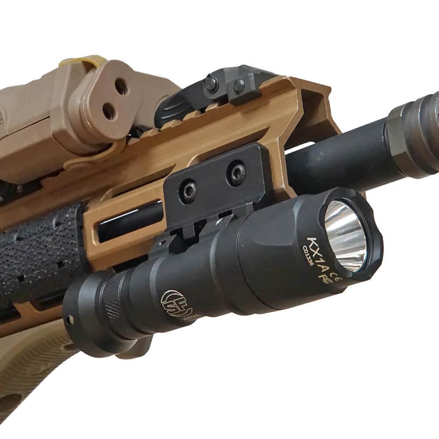 WADSN 製 M-LOK & KeyMod 両対応 オフセット 20mmレイルマウント