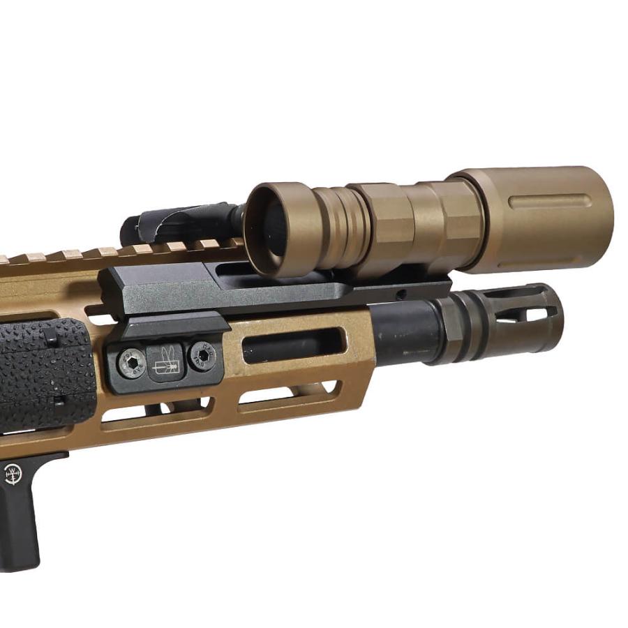 実物 SUREFIRE G2 ナイトロン レプリカマウント トレポンptwマルイ WADSN 製 M-LOK & KeyMod 対応 Haley Strategic タイプ HSP THORNTAIL2