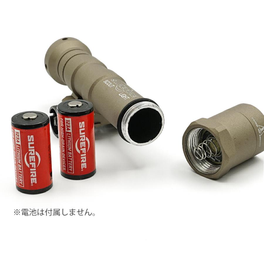 SUREFIRE タイプ M600B スカウトライト ＆ スイッチ2種 セット 実物 CREE LED 使用 XP-G R5 LED WEX410 WADSN 製｜naniwabase｜20