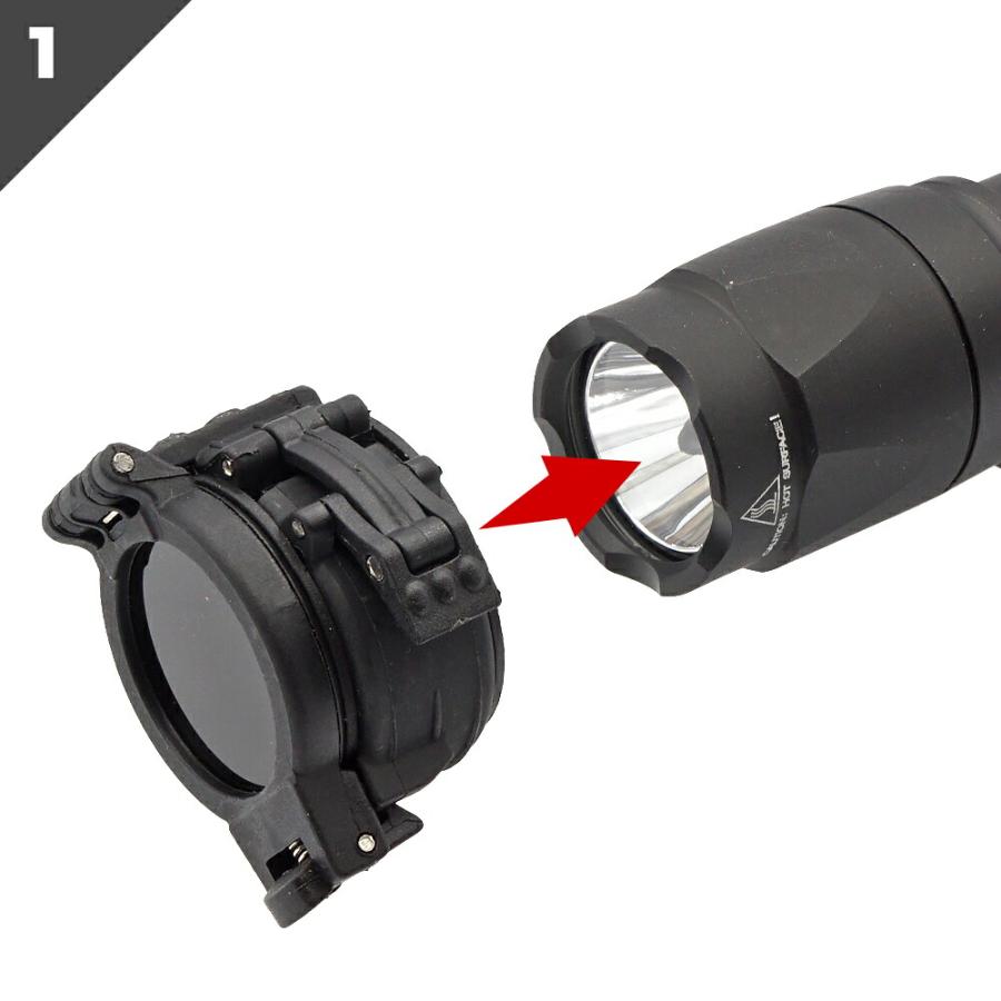 WADSN 製 SF スカウトライト 対応 IRフィルター カバー M300 / M600