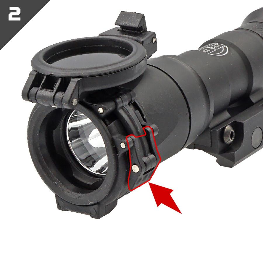 WADSN 製 SF スカウトライト 対応 IRフィルター カバー M300 / M600