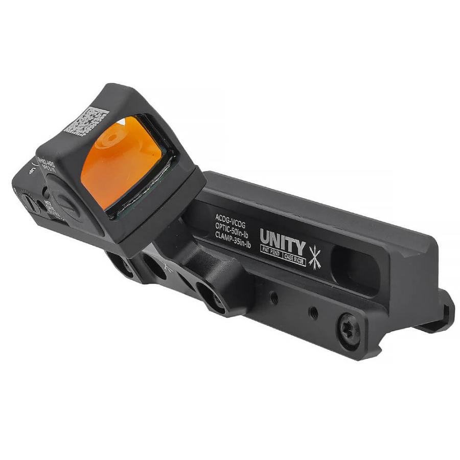WADSN 製  UNITY FAST COG マウント 専用 オフセット ドットサイトマウント 2種付 レプリカ ( T1 / T2系 、 RMR / SRO系 ) | 斜め Aimpoint  Micro  Trijicon |  | 15