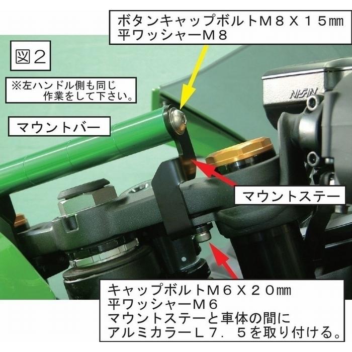 POSH ポッシュフェイス ZX25R スマホホルダーマウントステー POSH ポッシュフェイス ZX25R スマホホルダーマウントステー