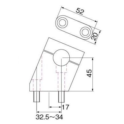 ハリケーン ゼファー400/&chi;/750/バリオス セットバックホルダー H45 HB0651 ハンドルポスト ハンドルクランプ HURRICANE