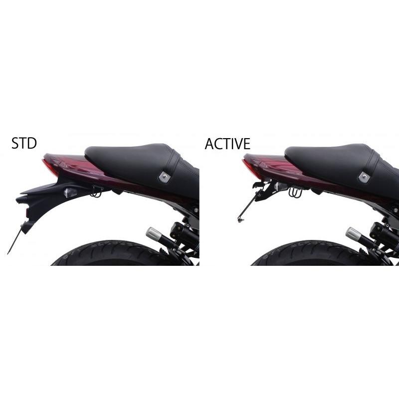 フェンダーレスキット ブラック [LEDナンバー灯付き] | ACTIVE ACTIVE