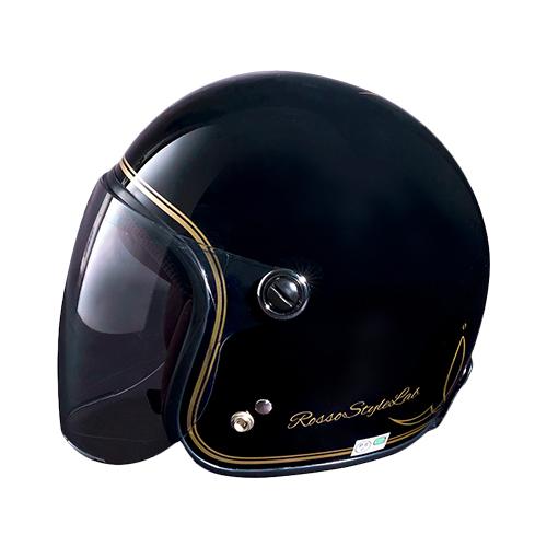 ロッソスタイルラボ ROH-506 ジェットヘルメット CLASSIC ブラック レディース｜nankai-kyoto｜03