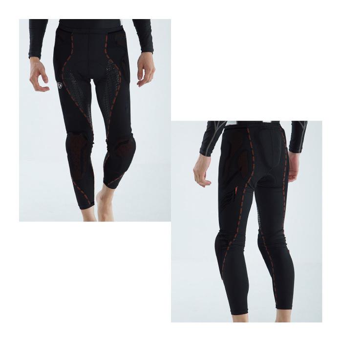 HYOD HRU009D D30 AIR PROTECT UNDER PANTS Pro LONG ブラック : 京都