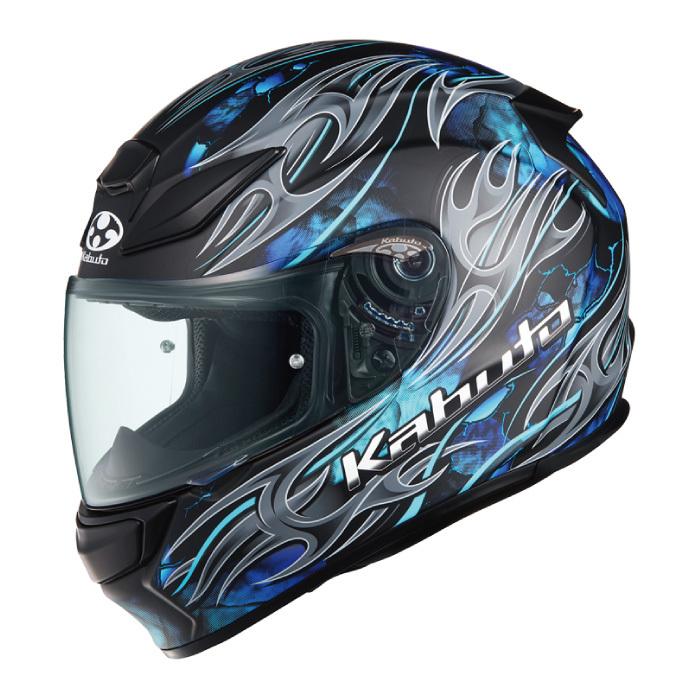 OGK カブト SHUMA FLAME シューマ フレイム/フラットブラックブルー