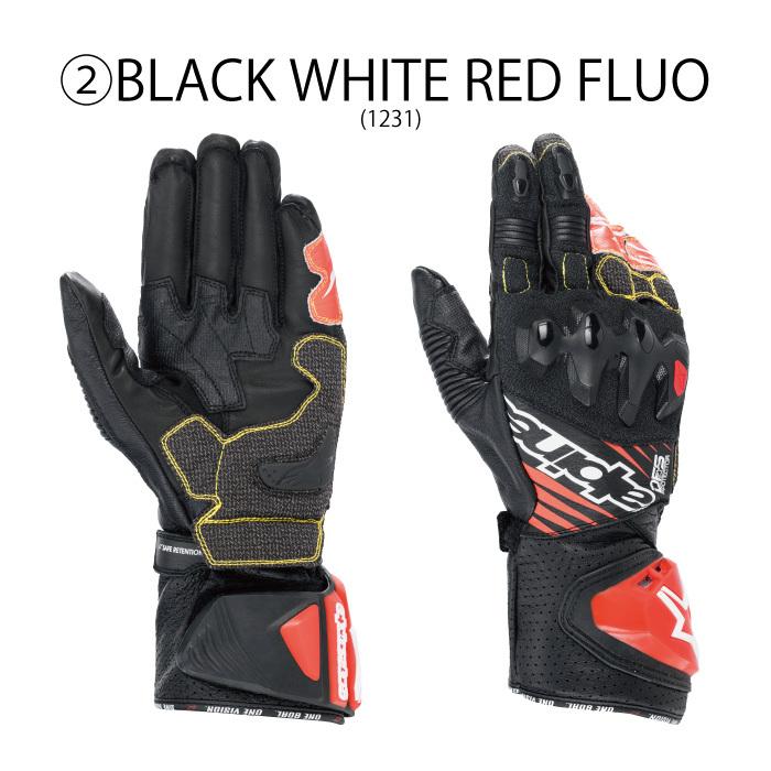 アルパインスターズ GP TECH V2 GLOVES ブラック/ホワイト M アルパインスターズ Gp Tech V2 グローブ