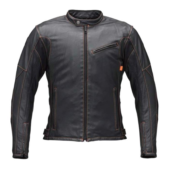 ヒョウドウ HSL804D ST-X Lite ULMO D3O BLACK/ORANGE STITCH : 京都MC