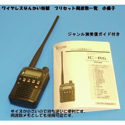 アイコム IC-R6 広帯域 レシーバー 受信機 ワイヤレスなんかい アイコム IC-R6 広帯域 レシーバー 受信機 ワイヤレスなんかい