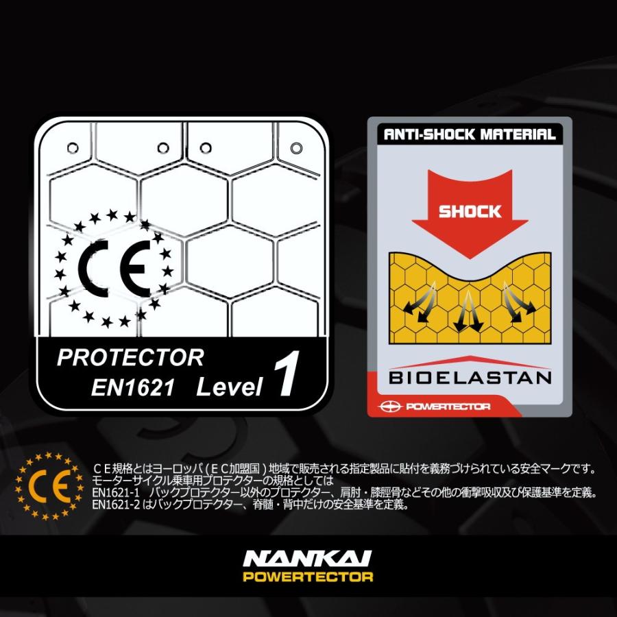 プロテクター NANKAI(ナンカイ) SDP-EK001 HEX EK エルボープロテクター CE 肘 1セット(左右2個入り)｜nankaibuhin-store｜04