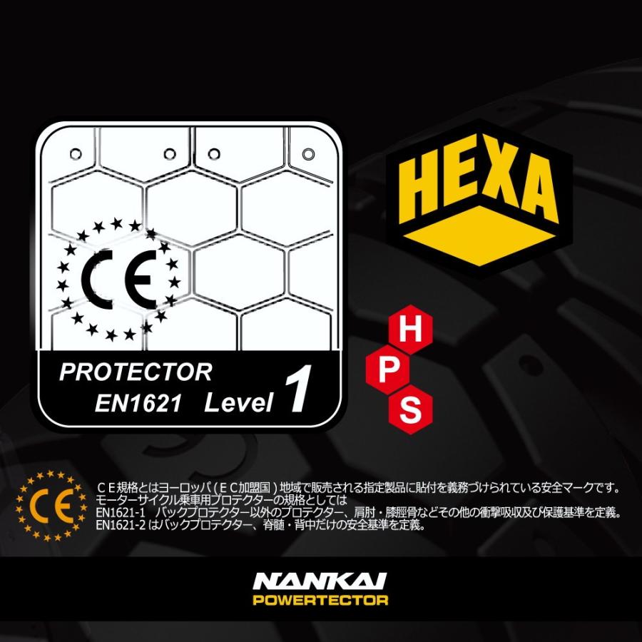 プロテクター NANKAI SDP-S003 HEXA S ショルダー CE 肩 1セット(左右2個入り)｜nankaibuhin-store｜04