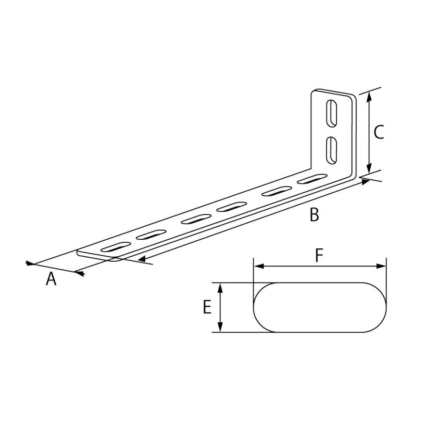 NANKAI（ナンカイ） ステー バイク 部品 汎用ステー L型曲 150mmx25mm