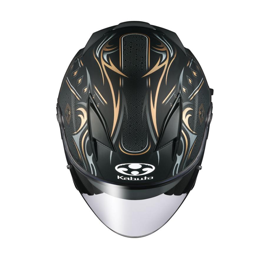 OGK Kabuto オープンフェイスヘルメット EXCEED SWORD インナーサンシェード付 バイク 南海部品｜nankaibuhin-store｜06