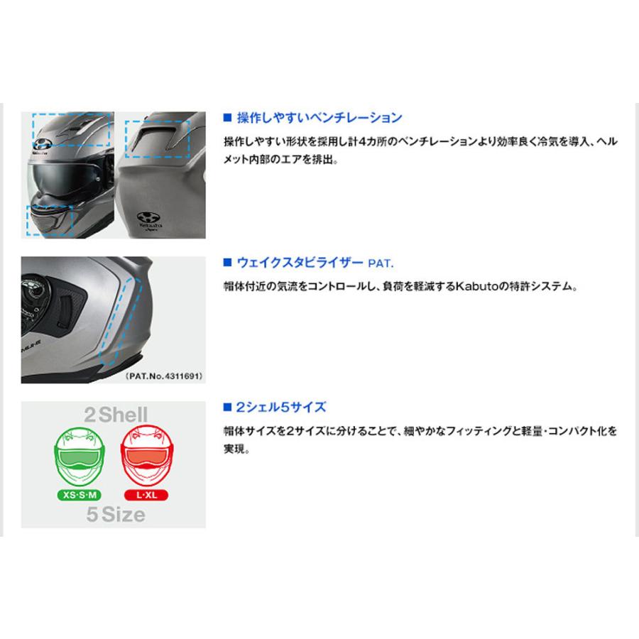 RX2000-Ⅲ　　日本製 OGK Kabuto フルフェイスヘルメット KAMUI-III PHOENIX カムイ