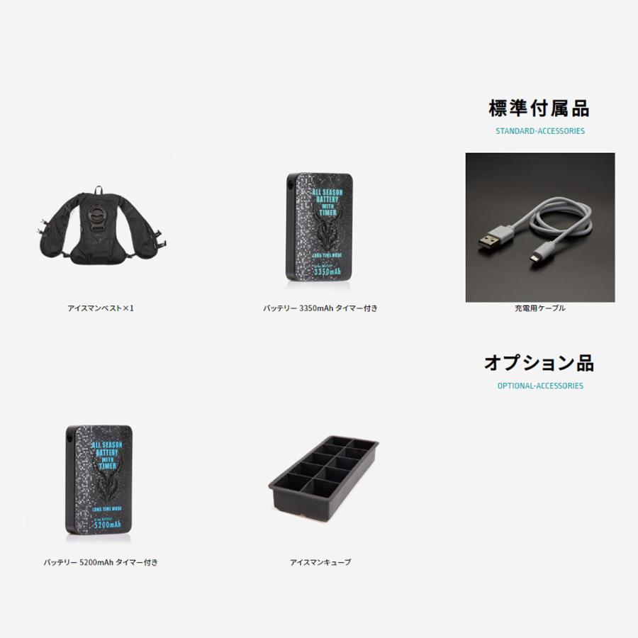 NANKAI YAMASHINアイスマンベスト2023 (水冷服フルセット3350mAh