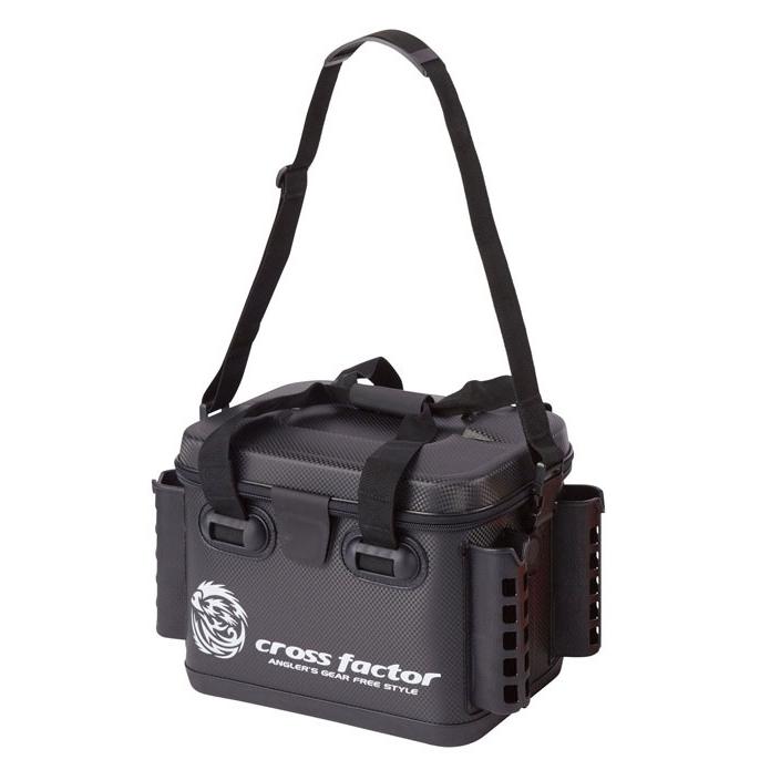 cross factor タックルバッグ（ロッドスタンド付）40cm AEK905-40BK