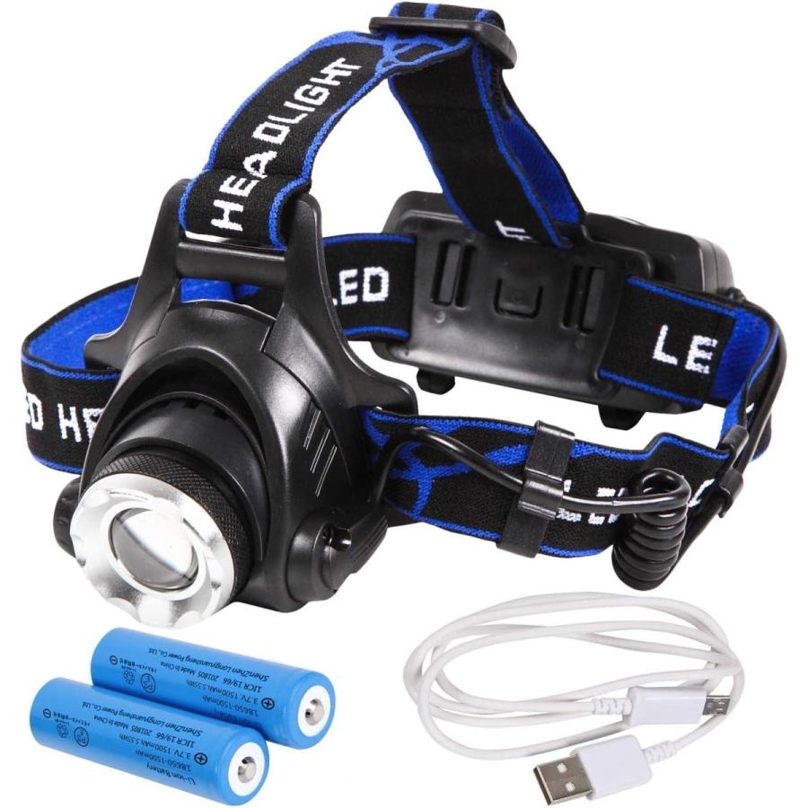 Tomo Light (トモライト) LEDヘッドライト 充電式 長時間型 1500