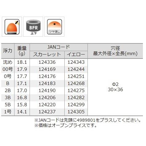 釣研 大征黒(DAISEIKOKU)フカセウキ|nankiya|02