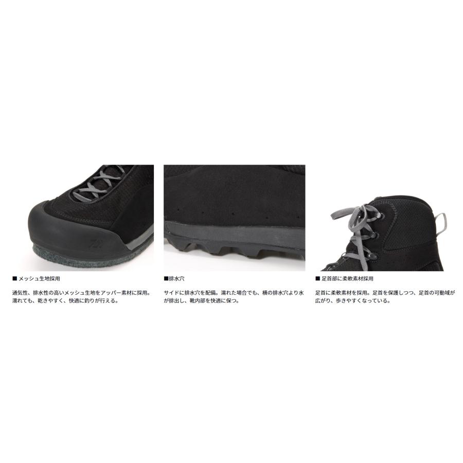 ダイワ(DAIWA) TGロックショアシューズ ハイカット TGスパイクフェルト