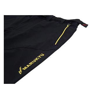 マルキュー（MARUKYU） 撥水ストレッチパンツ TR-02 ブラック×ゴールド