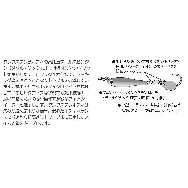 コーモラン アクアウェーブ メタルマジックTG 40g タングステン (爆買