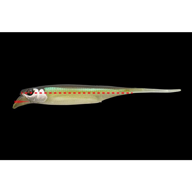 Jackall Revoltage RV-DRIFTFRY 3.0" Soft Bait - Realistic Lure For Bass Fishing