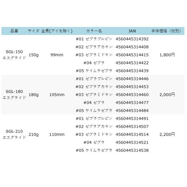 オーパデザイン クレイジーオーシャン S-GLIDE（Sグライド）210g｜nankiya｜05