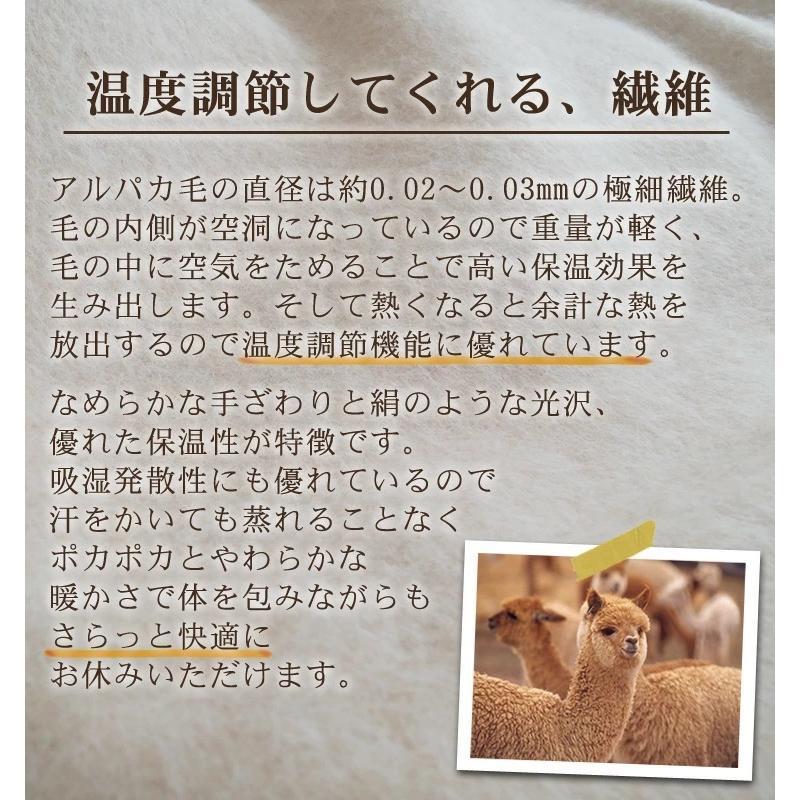 日本製 アルパカ 100％ 毛布シングル【140×200cm】 保湿 チクチク