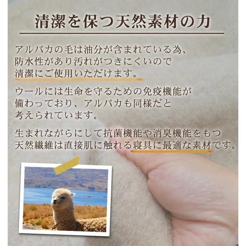 日本製 アルパカ 100％ 毛布シングル【140×200cm】 保湿 チクチク