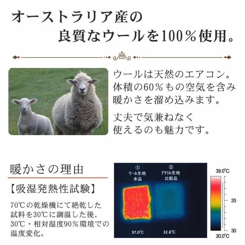 日本製 洗えるウールファー敷き毛布【キングサイズ】180×205cm ムートン ファー　メリノウール ムートンシーツ 床擦れ防止 介護_4
