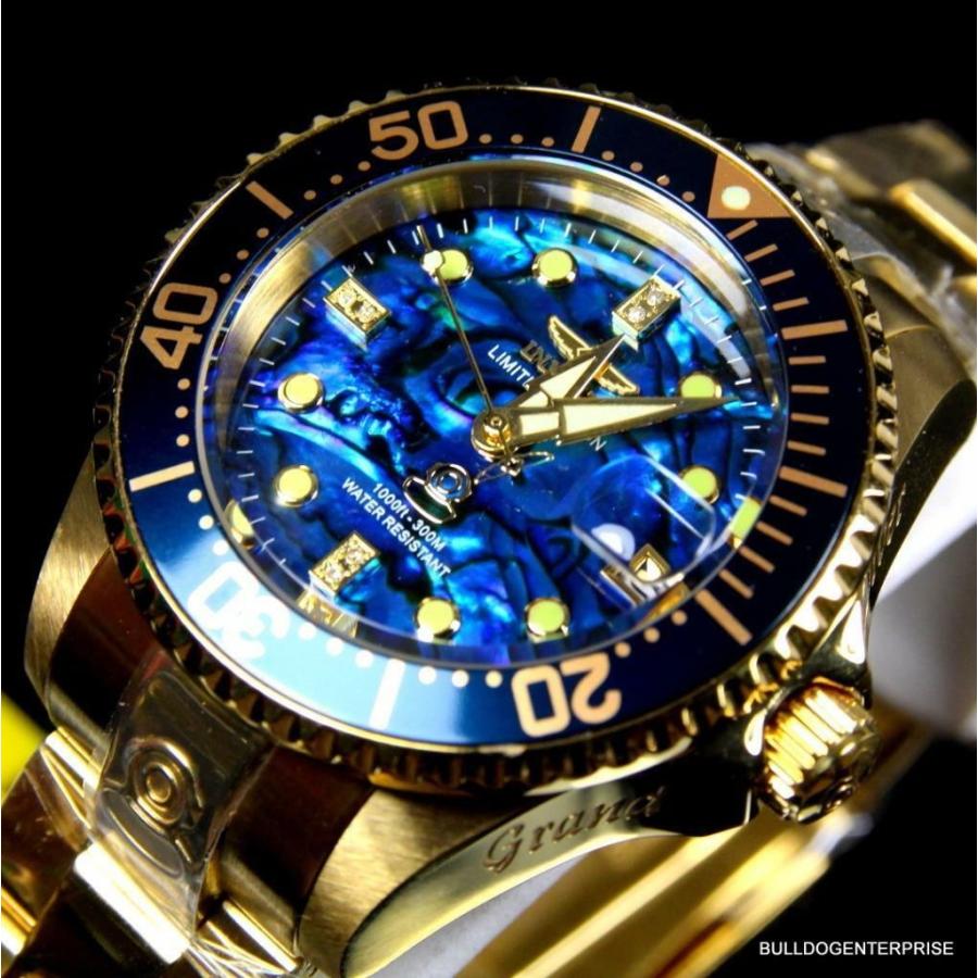 invicta grand diver watch gold