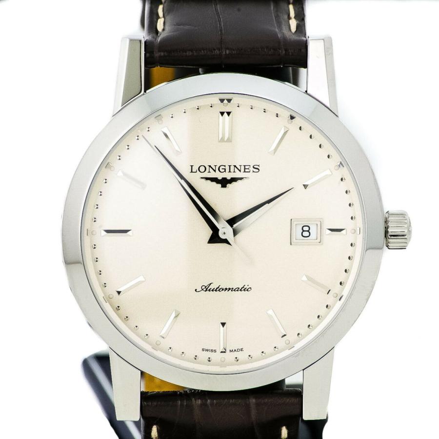 腕時計 ロンジン 腕時計 Longines Automatic Dial 40mm Dial Beige Longines L4 5 4 92 2 12 セレクトショップ The L4 5 4 92 2 なんくる